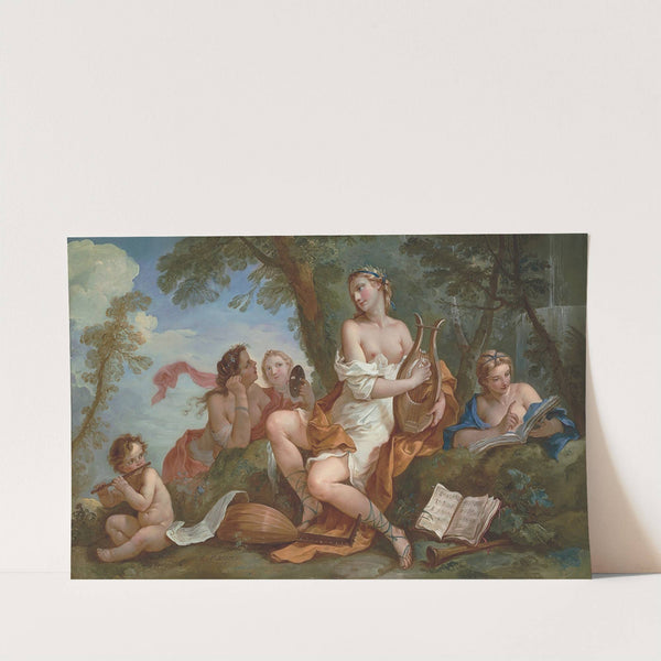 A Personification Of Music (1738) by Charles-Joseph Natoire