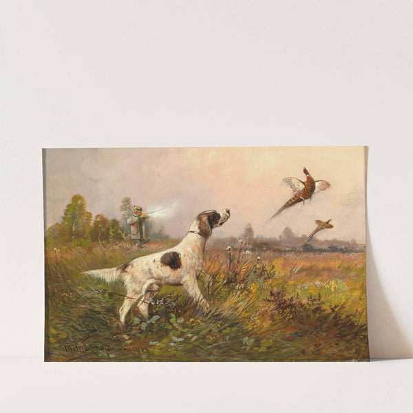 A Pheasant Hunt (1909) by Moritz Müller