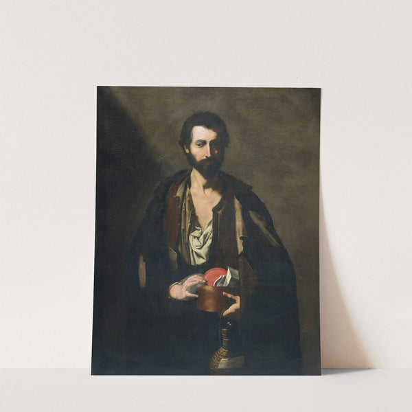 A philosopher with a wine flask by Jusepe de Ribera