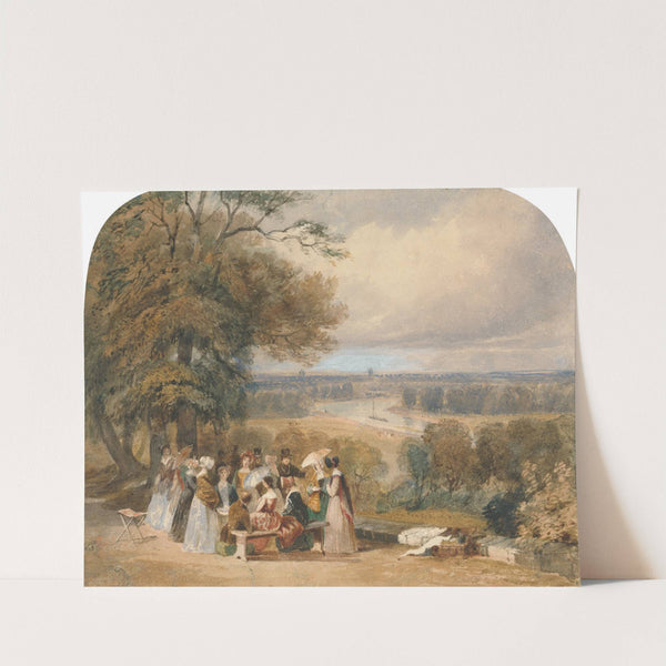 A Picnic on Richmond Hill by Joseph Murray Ince