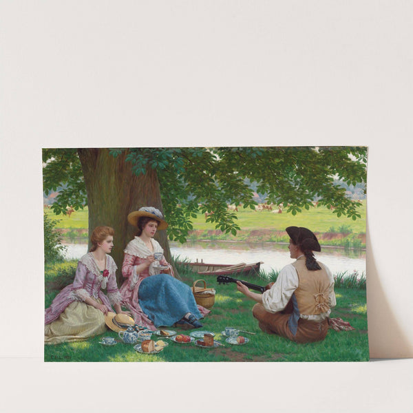A Picnic Party by Edmund Blair Leighton