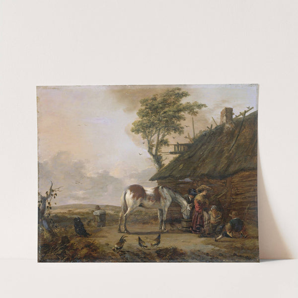 A Piebald Horse (1655 - 1666) by Jan Wouwerman