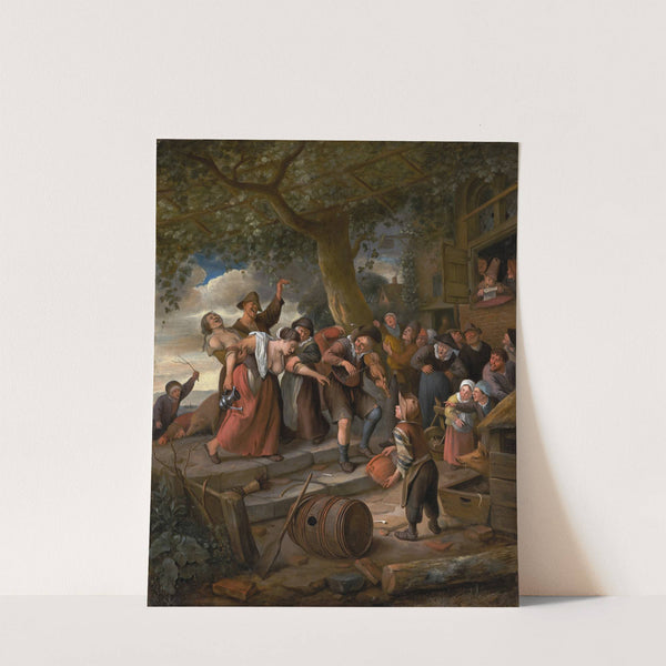 A Pig Belongs in the Sty by Jan Steen