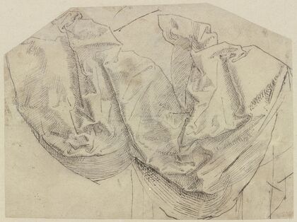 A pleated cloth
