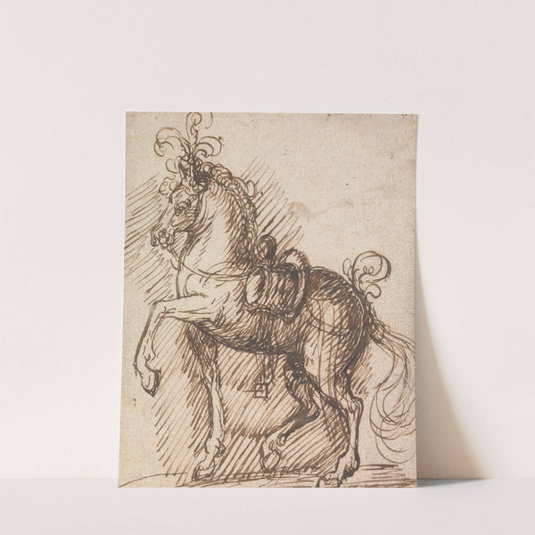 A Plumed Saddle-Horse by Inigo Jones