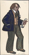 A poet in a blue blazer