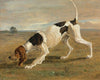 A pointer in a landscape