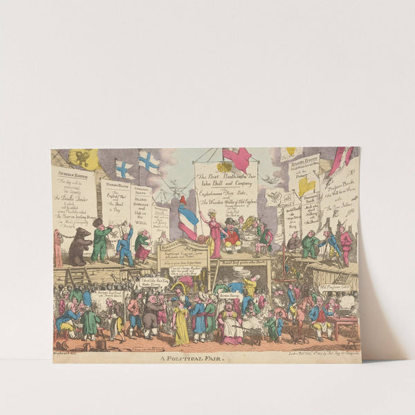 A political fair. (1807) by George Moutard Woodward