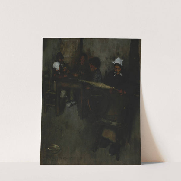 A poor French family by Henry Herbert La Thangue