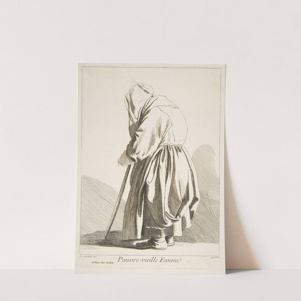 A Poor Old Woman (1737-1746) by Edmé Bouchardon