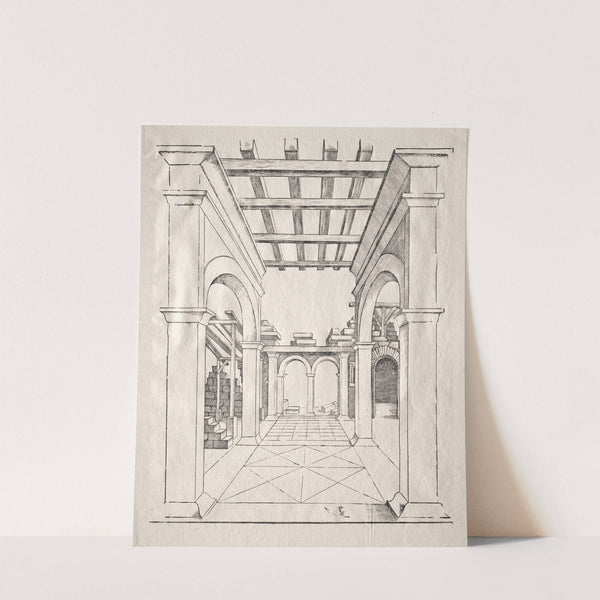 A Portico by Erhard Schön