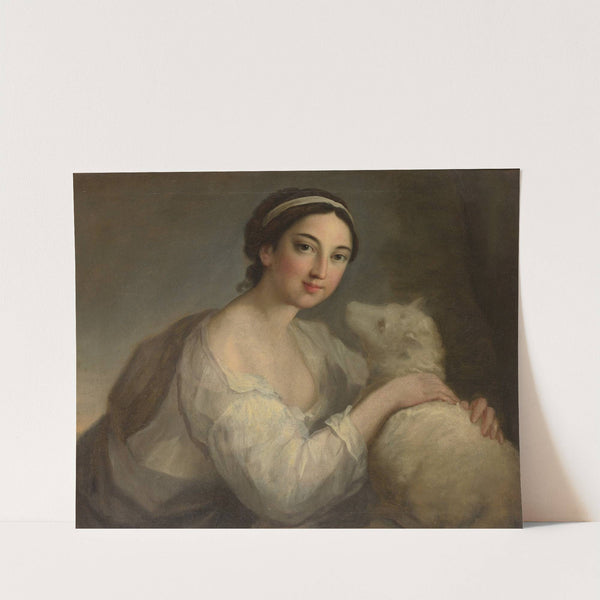 A Portrait Of A Lady As Innocence by William Hoare of Bath