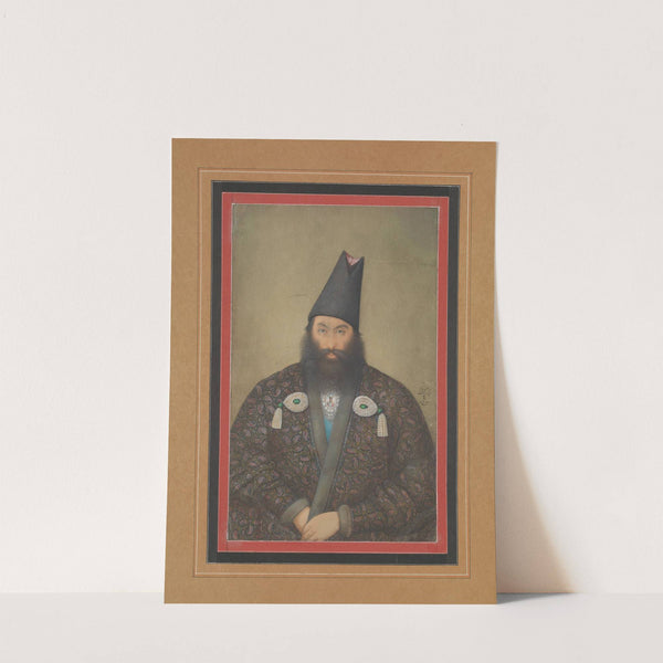 A Portrait of a Statesman (1877) by Yahya Ghaffari