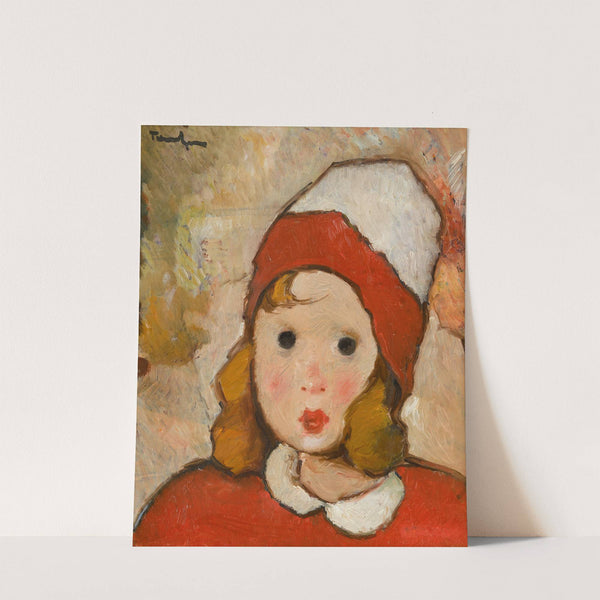 A portrait of a young girl (Cap de copil) by Nicolae Tonitza