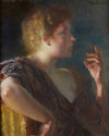 A portrait of a young woman