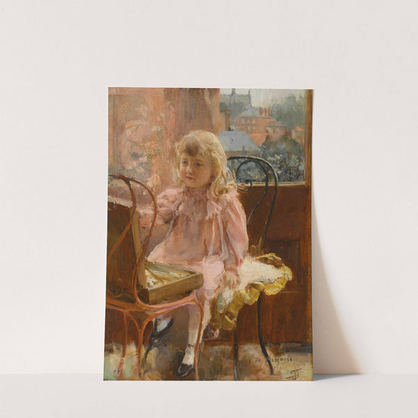 A portrait of Jo Marjorie Leoni by Solomon Joseph Solomon