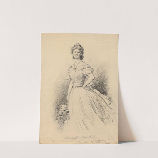 A portrait of Marie Lloyd by Marie Félix Hippolyte-Lucas