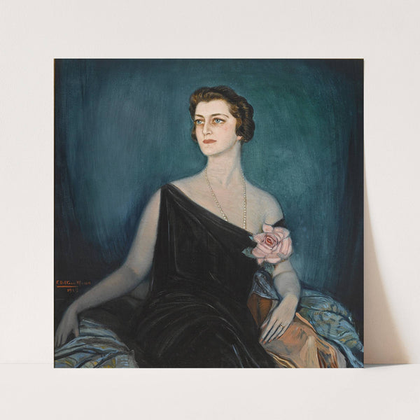 A portrait of May Fleishhacker (1925) by Federico Beltrán Massés