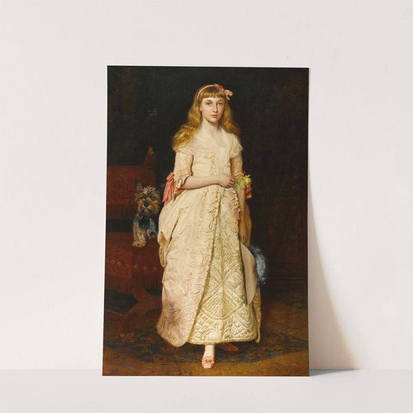 A portrait of Miss Rose Fenwick as a child by James Archer