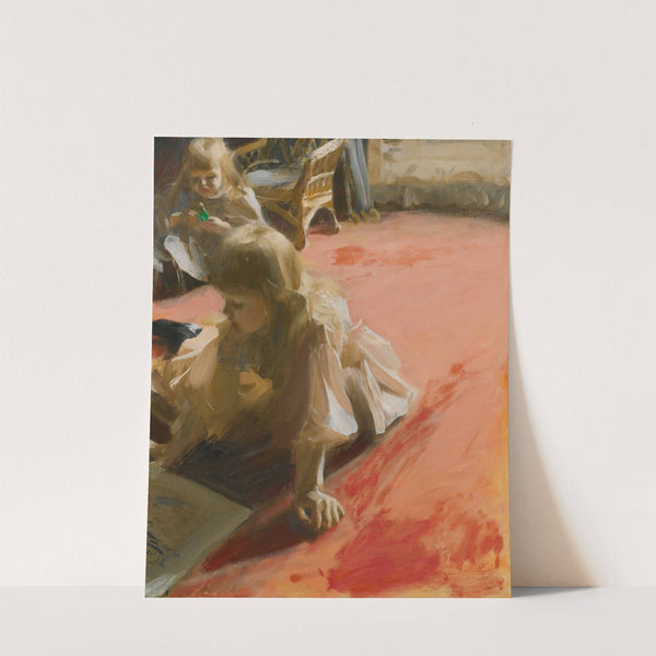 A Portrait Of The Daughters Of Ramón Subercaseaux (1892) by Anders Zorn