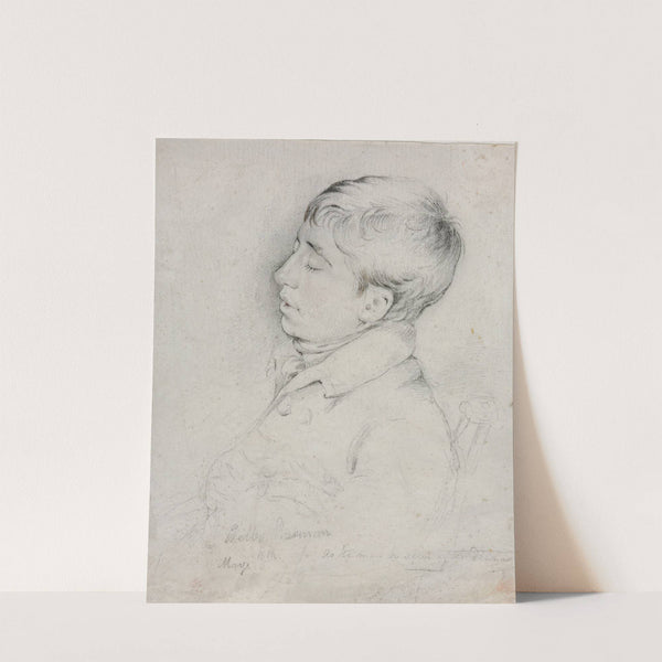 A Portrait of Welby Sherman Asleep in a Chair by George Richmond