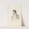 A Portrait Study for the Engraving of Gentleman Jackson by Charles Turner