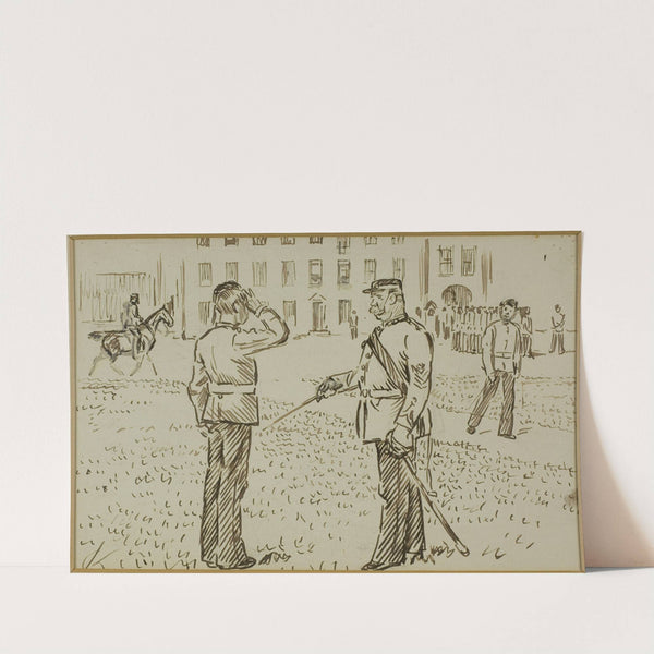 A Poser by Charles Samuel Keene