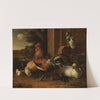A Poultry Yard (c. 1660 - c. 1665) by Melchior d'''Hondecoeter