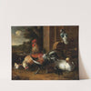 A Poultry Yard (c. 1660 - c. 1665) by Melchior d'''Hondecoeter