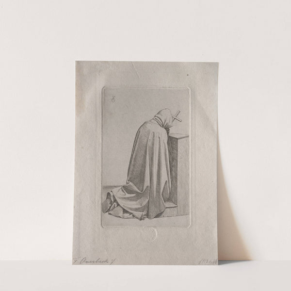 A Praying Monk (1826) by Johann Friedrich Overbeck