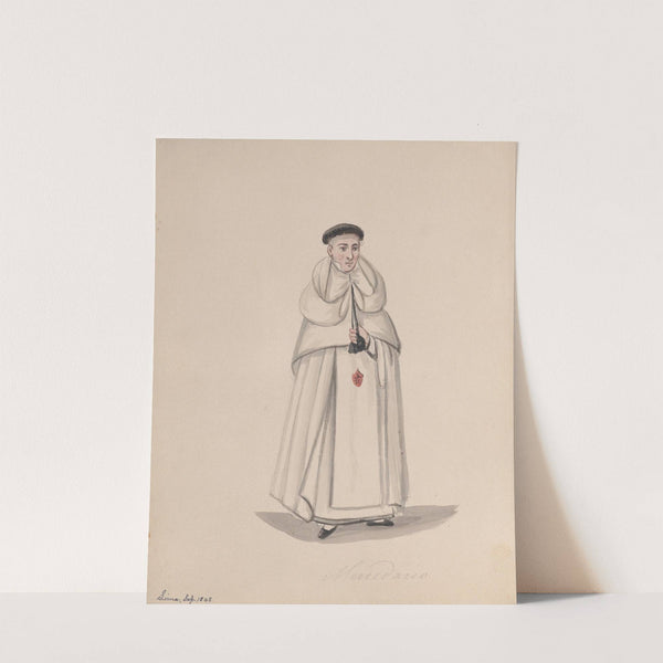 A priest from the Mercederian order (Order of Our Lady of Mercy) by Francisco Fierro