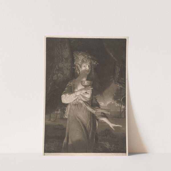 A Priestess of Bacchus (Anne Catley) (ca. 1779) by John Downman