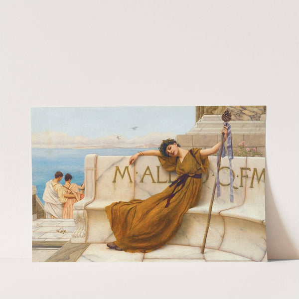 A Priestess Of Bacchus (1890) by John William Godward