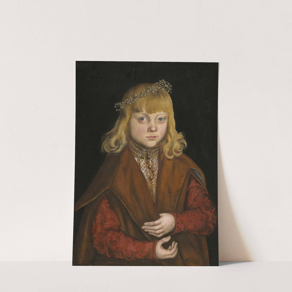 A Prince of Saxony (c. 1517) by Lucas Cranach the Elder