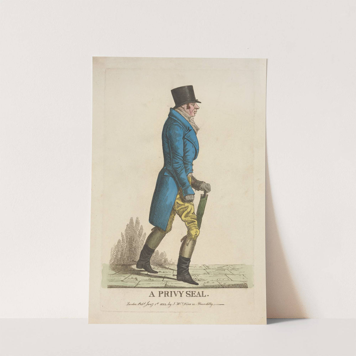 A privy seal (1823) by Richard Dighton