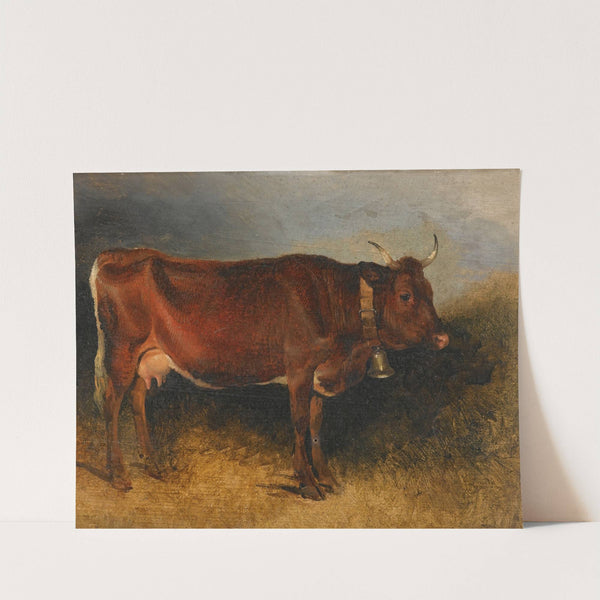 A Prize Cow by Friedrich August Matthias Gauermann