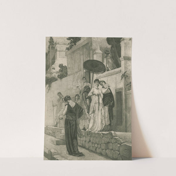 A promenade in the Street of the Tombs (Pompeii) (1883) by Gustave Boulanger