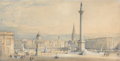 A Proposed plan for Trafalgar Square