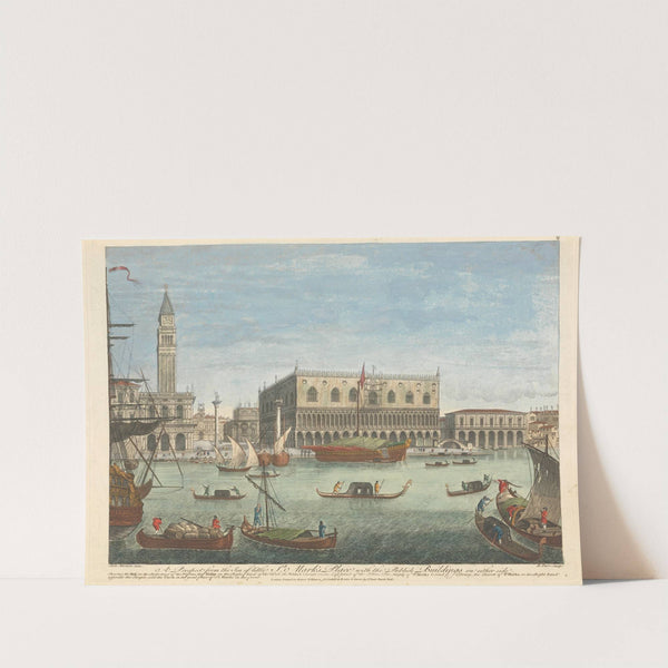 A Prospect from the Sea of little St. Mark’s Place with the Publick Buildings on either side… by Remi Parr