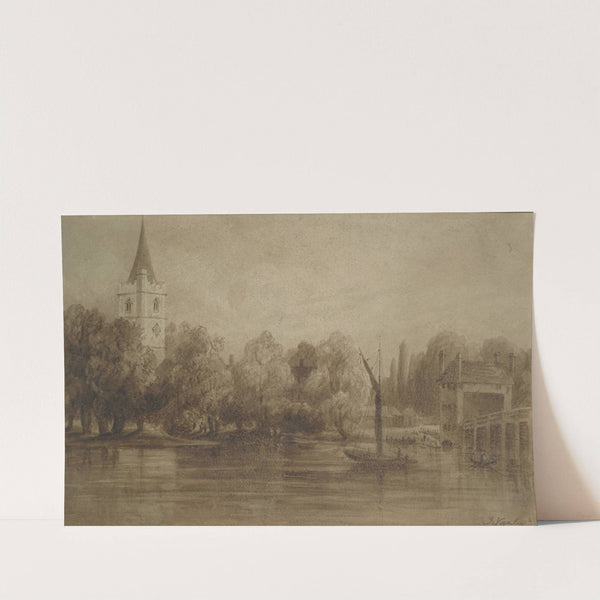 A Putney bridge by John Varley