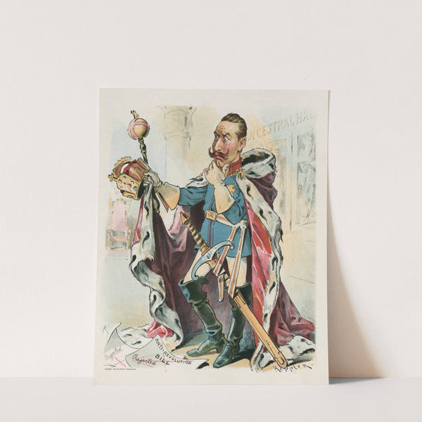 A puzzled kaiser (1895) by Udo Keppler