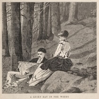 A Quiet Day in the Woods (1870)