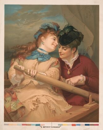 A quiet gossip (1872)