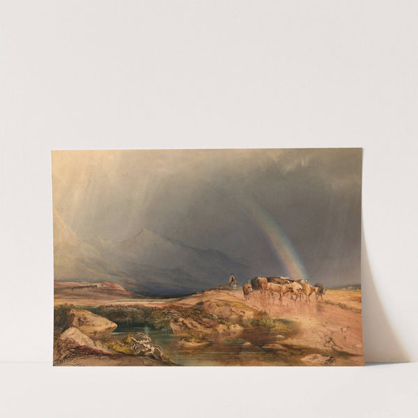 A Rain Shower in the Scottish Highlands by Copley Fielding