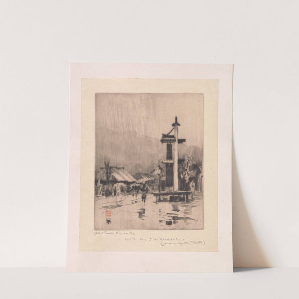 A rainy day at Hakone, Japan (1892) by Sir Alfred East