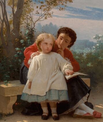 A reading lesson — size preview