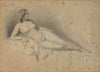 A reclining female nude
