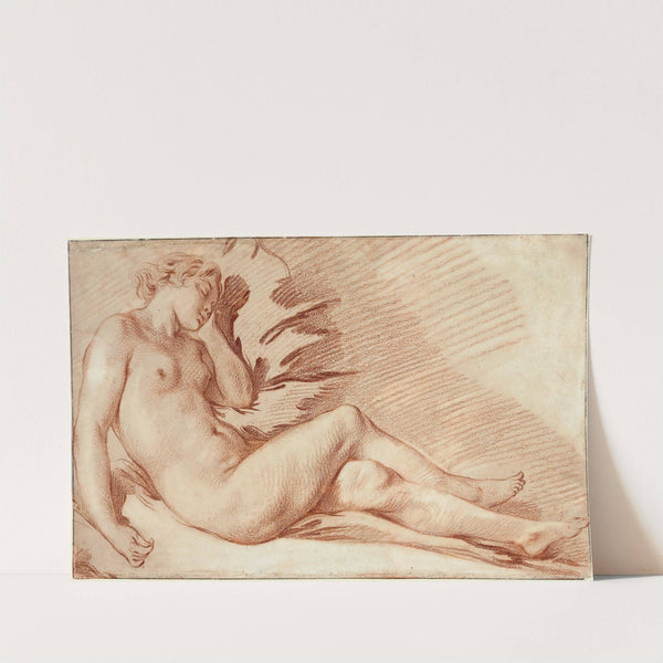 A reclining female nude by François Boucher