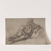 A Reclining Peasant by Jacob de Gheyn II