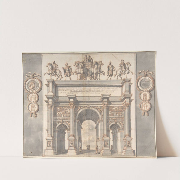 A Reconstruction of the Arch of Septimius Severus by Jan Goeree